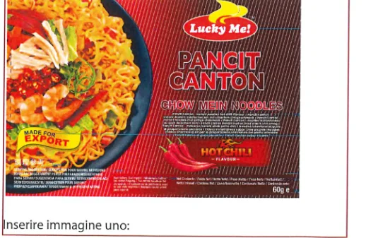 Immagine del prodotto Lucky Me Instant Noodles Hot Chili Flavor 60 g