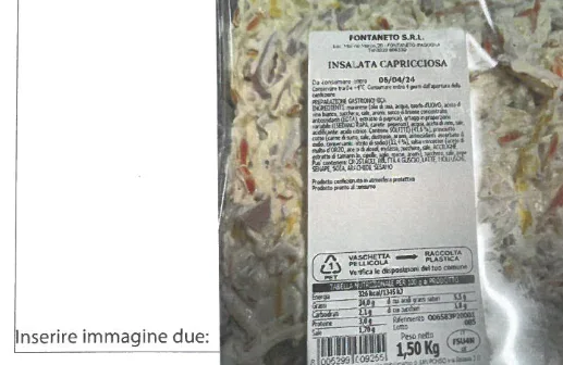 Immagine 2 del prodotto INSALATA CAPRICCIOSA / INSALATA CAPRICCIOSA DECORATA