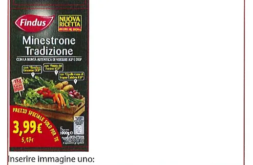 Confezione di Minestrone tradizione NT 1 kg lotto 7311