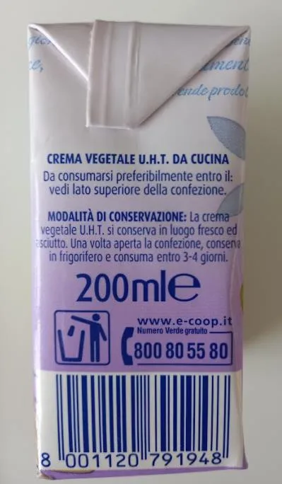 Immagine 1 del prodotto Crema vegetale da cucina UHT