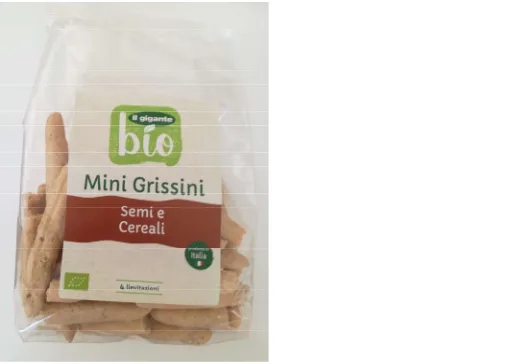 Immagine 1 del prodotto Mini Grissini Semi e Cereali Bio 150g