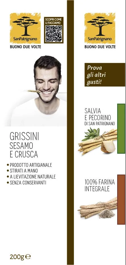Immagine 2 del prodotto Grissini Sesamo e Crusca