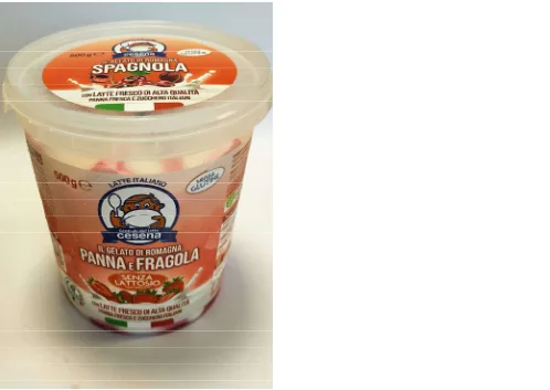 Immagine del prodotto Il Gelato di Romagna gusto ¿Spagnola¿ (Gelato alla panna variegato con amarene) Barattolo da 500 gr.