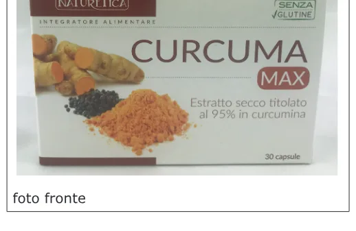 Confezione di Curcuma Max - 30 capsule; Curcuma Max - 60 capsule; ArtDol