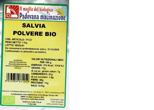 Immagine del prodotto Salvia Polvere Bio