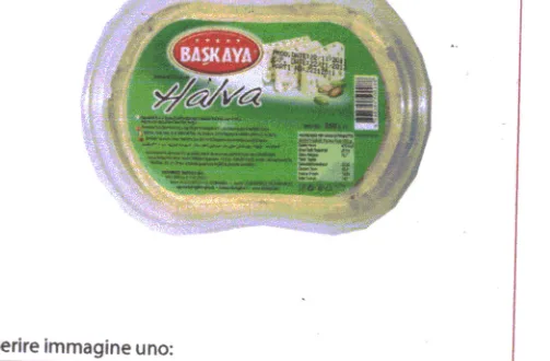 Confezione di ¿PASTA DI SESAMO con CACAO- Halva- marchio Baskaya ¿Gusto Pistacchio¿ ¿ conf. da 350 g.¿