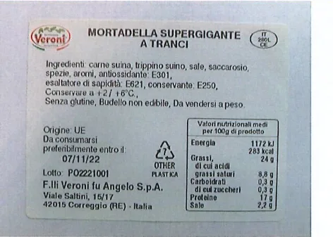 Immagine 1 del prodotto Mortadella supergigante a tranci lotto PO 2221001
