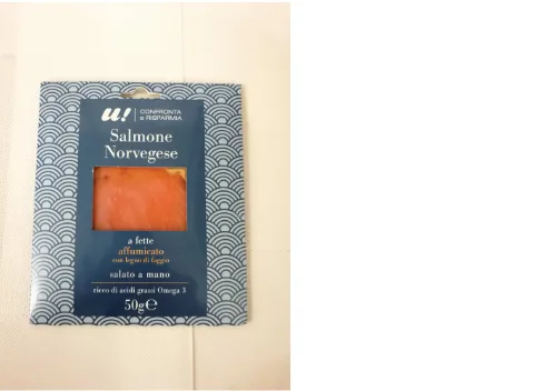 Immagine 1 del prodotto SALMONE NORVEGESE AFFUMICATO - 50g.