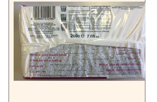 Immagine 2 del prodotto Bisfrolline con confettura di mora rossa e mirtillo nero