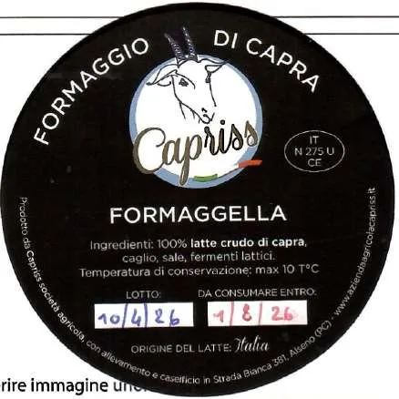 Immagine del prodotto Formaggella