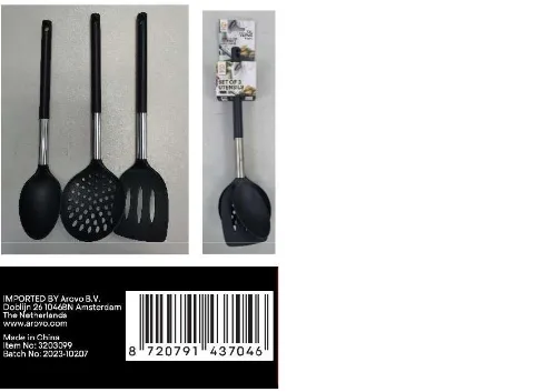 Immagine del prodotto Set di 3 utensili da cucina Masterchef - Plastica