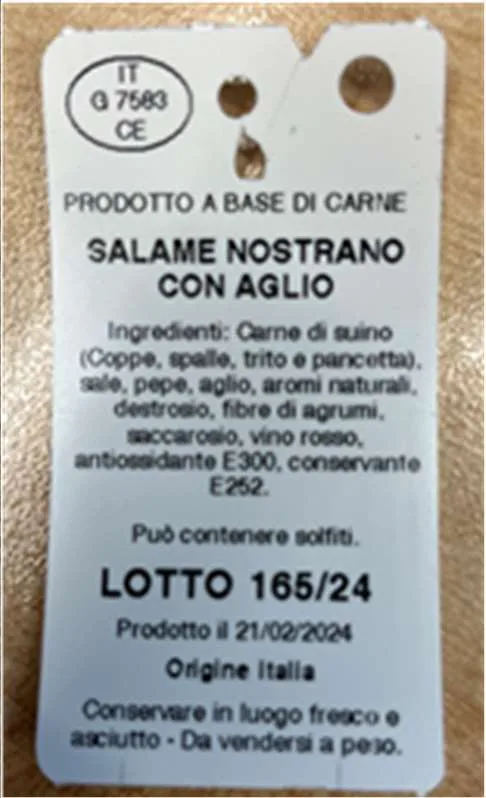Immagine 3 del prodotto Salame nostrano con aglio