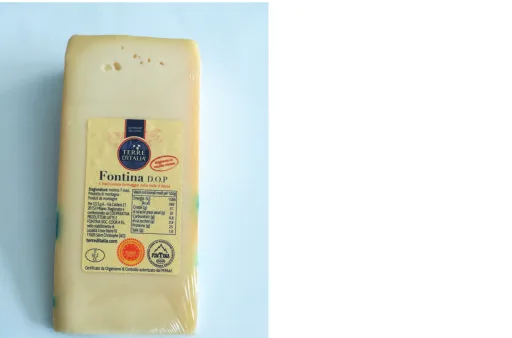 Confezione di FORMAGGIO FONTINA D.O.P.