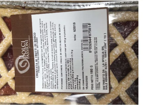 Confezione di CROSTATA AI FRUTTI DI BOSCO - LE DOLCI PASSIONI