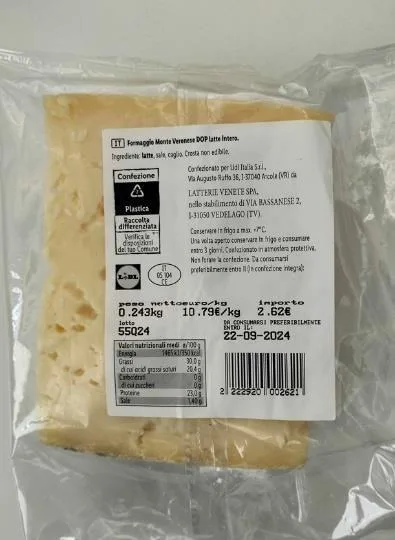 Immagine 2 del prodotto FORMAGGIO MONTE VERONESE DOP