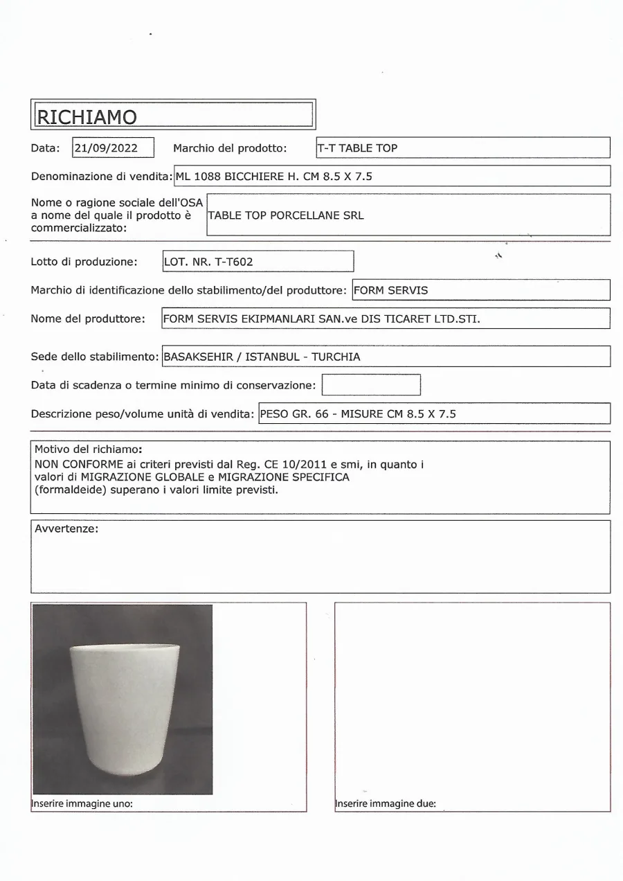 Immagine del prodotto ML 1088 BICCHIERE H. CM 8.5 X 7.5