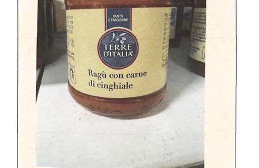 Immagine 1 del prodotto Ragù con carne di cinghiale