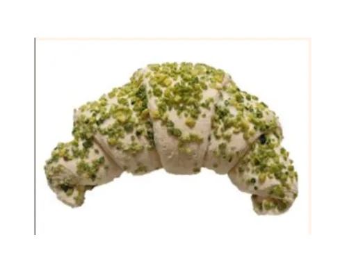 Immagine 2 del prodotto 4250 CORNETTO CURVO EXTRAFARCITURA CREMA PISTACCHIO MADRE DELUXE RSPO SG - 54 pz
