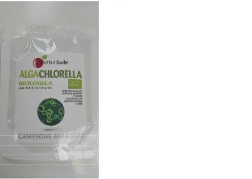 Confezione di Alga Chlorella Biologica in polvere