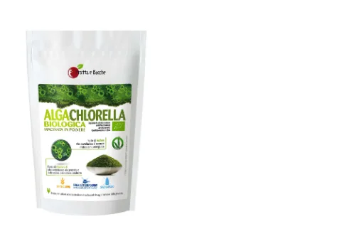 Confezione di Alga Chlorella Biologica in polvere