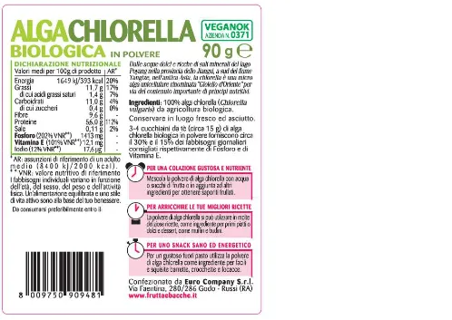 Immagine 2 del prodotto Alga Chlorella Biologica in polvere