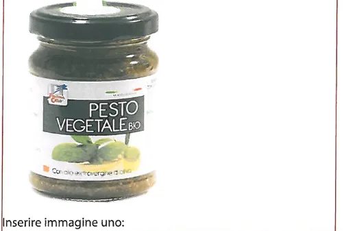 Confezione di PESTO VEGETAL BIO
