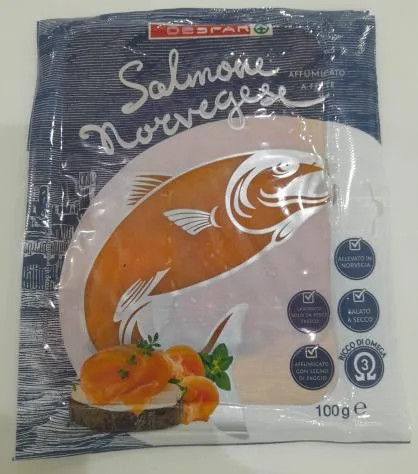Immagine del prodotto Salmone norvegese affumicato 100g