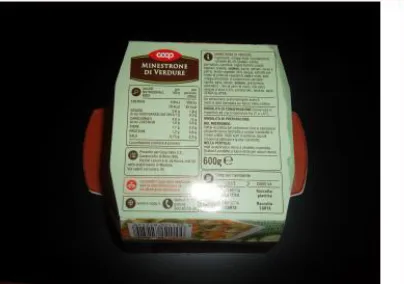 Confezione di MINESTRONE DI VERDURE COOP 600 g SENZA GLUTINE