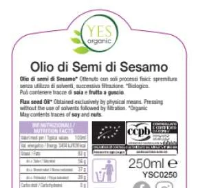 Immagine 1 del prodotto OLIO DI SEMI DI SESAMO