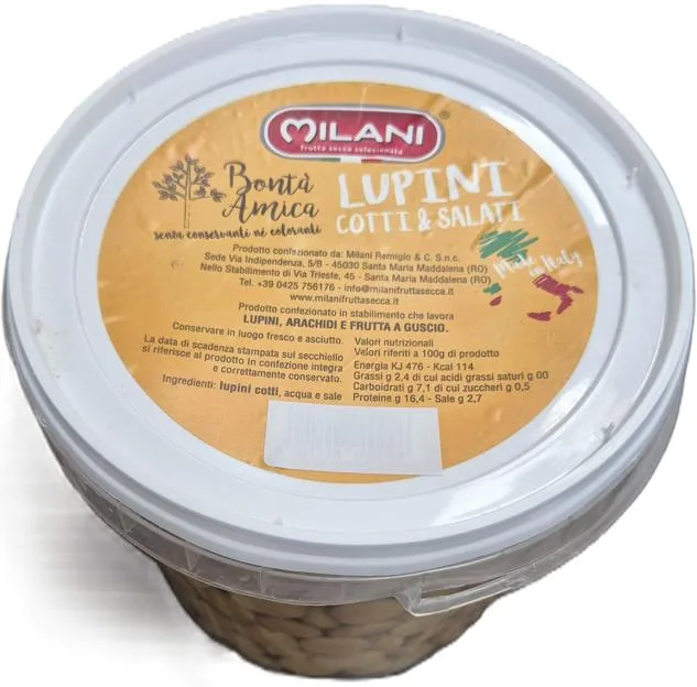 Confezione di Lupini Cotti e salati 5 kg