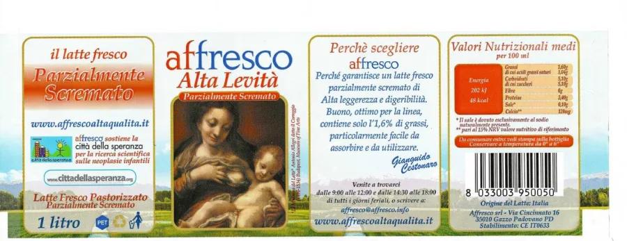 Immagine del prodotto LATTE FRESCO PASTORIZZATO PARZIALMENTE SCREMATO