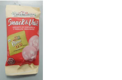 Immagine 1 del prodotto Snack & Vai DISCHETTI DI MORTADELLA E TARALLINI