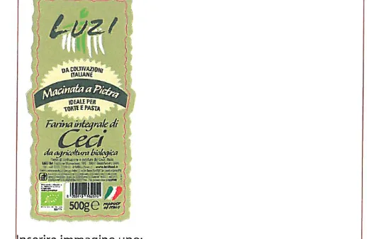 Immagine del prodotto farina integrale di ceci da agricoltura biologica