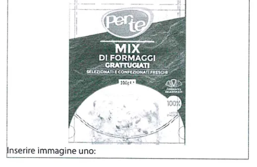 Confezione di Mix di formaggi grattugiati