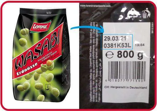 Immagine 2 del prodotto Fascinations Coated Peanuts Wasabi 100g