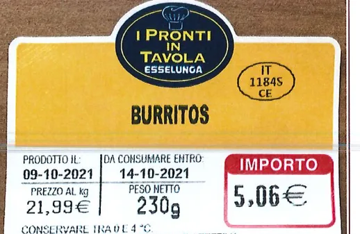 Immagine 1 del prodotto BURRITOS