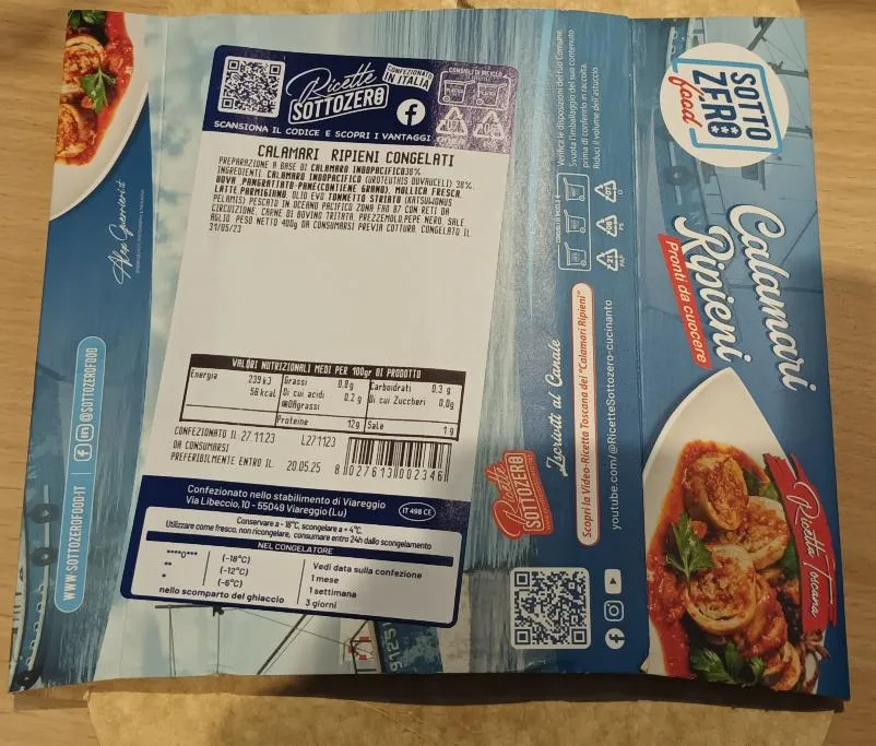 Immagine 2 del prodotto CALAMARI RIPIENI CONGELATI