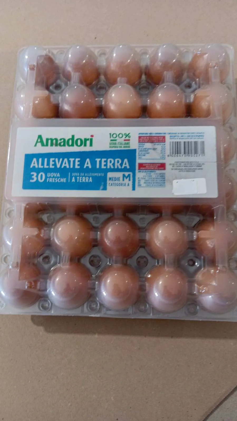 Immagine del prodotto Uova fresche da allevamento a terra Cat A