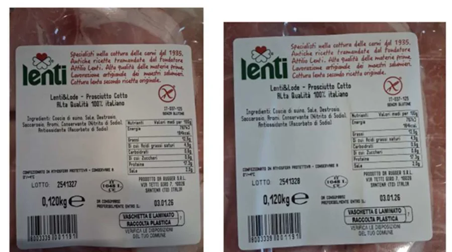 Confezione di LENTI & LODE - PROSCIUTTO COTTO ALTA QUALITA'