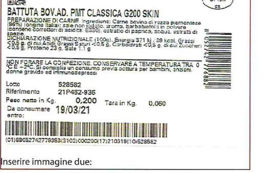 Immagine 2 del prodotto LA BATTUTA DI FASSONE PIEMONTESE/BATTUTA BOADPMT CLASSICA G200 SKIN