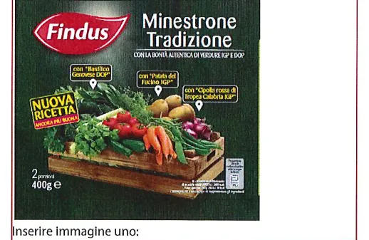 Confezione di Minestrone tradizione 400 gr lotto 7326