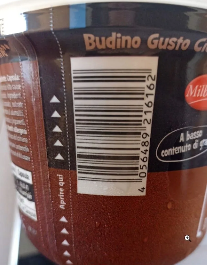 Confezione di Budino proteico gusto cioccolato