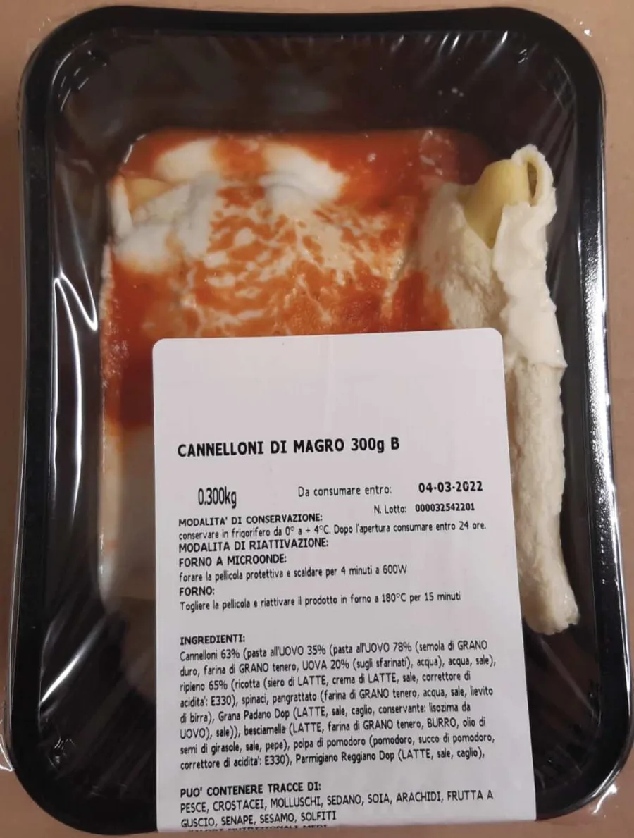 Immagine 2 del prodotto CANNELLONI DI MAGRO 300g B