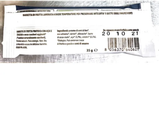 Immagine 2 del prodotto PROTEIN BAR ACAI E ZENZERO