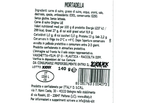Immagine 2 del prodotto Mortadella "Strafette"