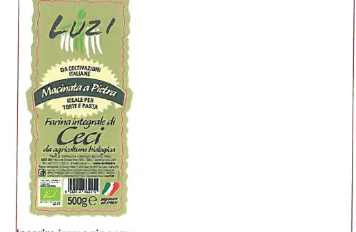 Immagine del prodotto farina integrale di ceci da agricoltura biologica