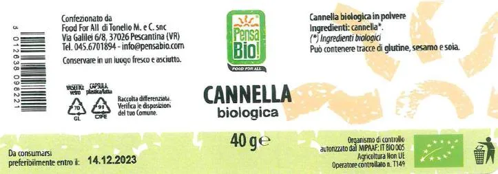 Immagine 2 del prodotto Cannella biologica in polvere