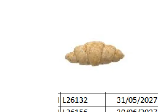 Immagine 2 del prodotto 2811 CORNETTO DIRITTO AI CEREALI E MIELE RSPO SG 55 pz- MADRE INTEGRALE