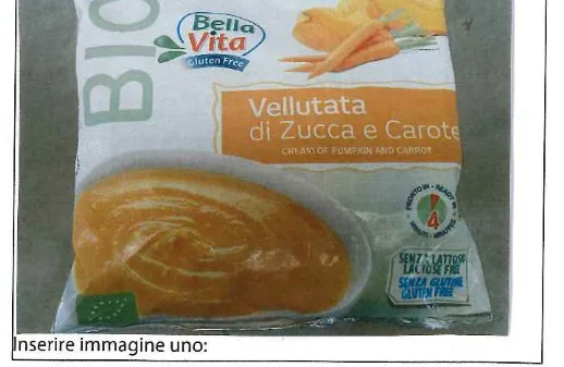Confezione di Preparato biologico a base di zucca e carota surgelato - vellutata