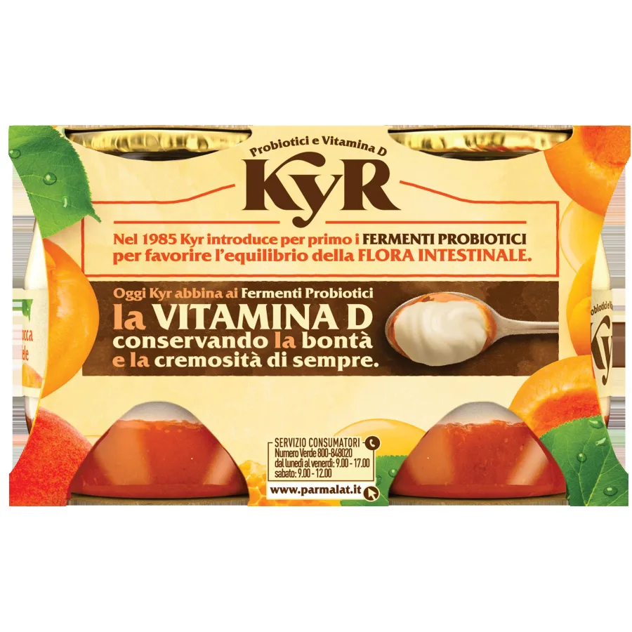 Immagine del prodotto Kyr probiotici e vitamina D - Albicocca e Miele
